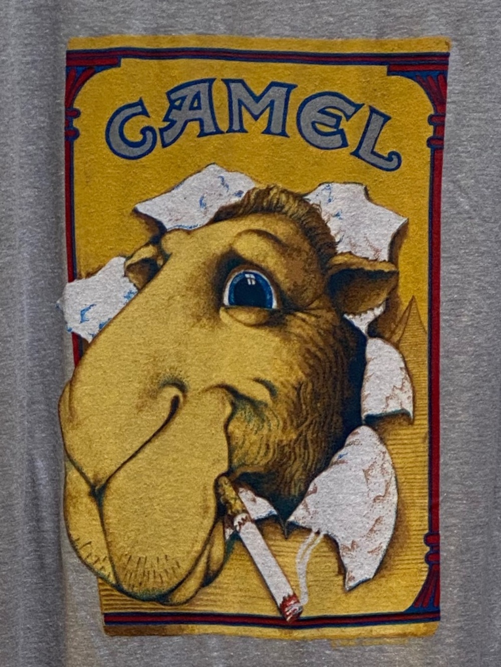 Vintage Joe Camel Men's Gray T Shirt. Never Worn - Picture 4 of 4